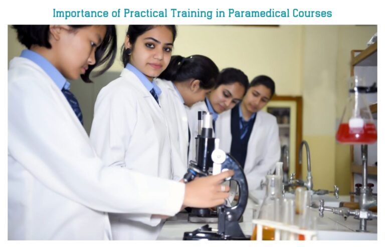 Practical Training in Paramedical Courses