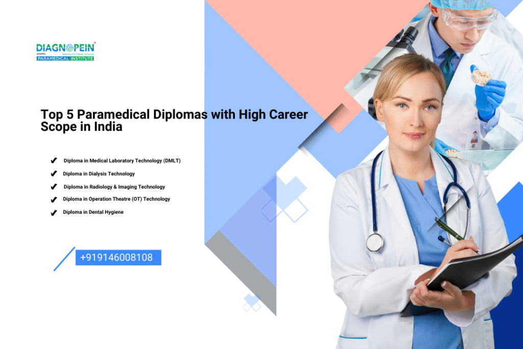 Top 5 Paramedical Diplomas with High Career Scope in India
